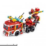 Anmada Building Blocks Set 12-in-1 City Fire Truck Rescue Vehicle Bricks Blocks Toy Playset Kids Educational Toys Transformer Toys for Boys Girls Birthday Hallowmas  B07HDZ4VJF